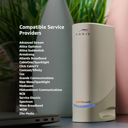 ARRIS (S33) - Cable Modem - Fast DOCSIS 3.1 Multi-Gigabit Cable Modem For Comcast Xfinity, Cox