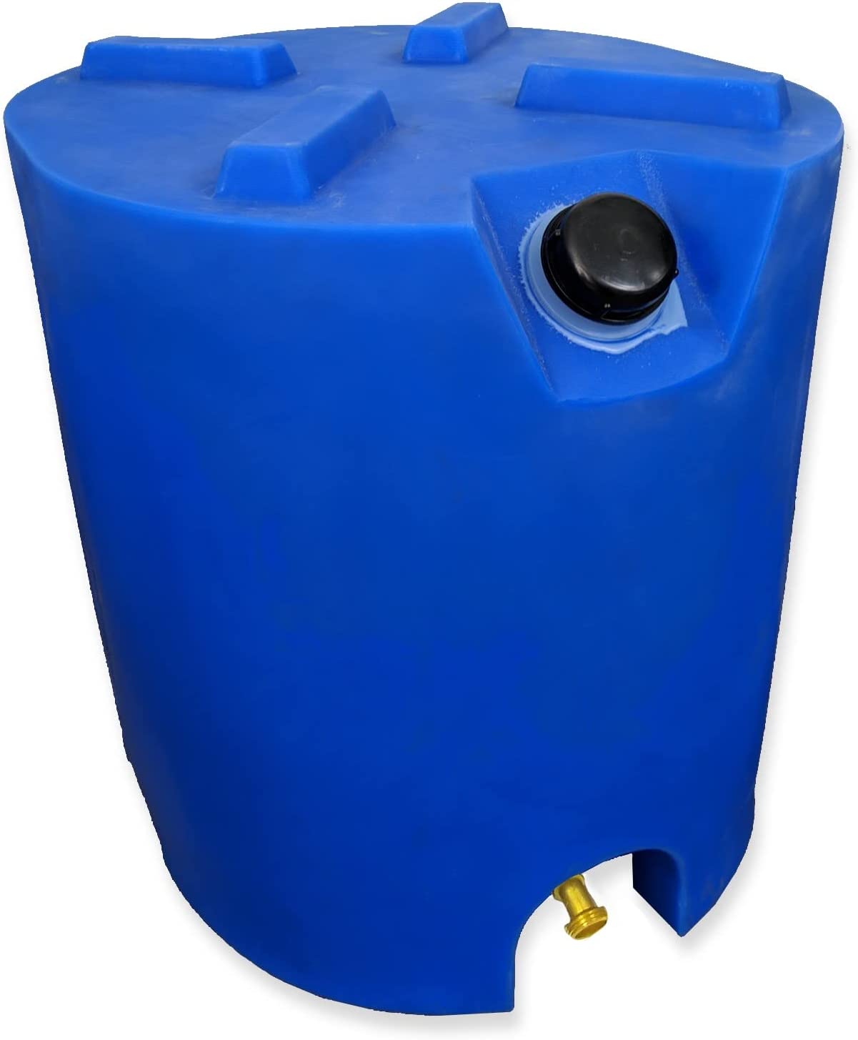 30 Gallon Stackable Emergency Water Storage Tank - 1 Tank & Water Treatment Kit- BPA Free Food Grade Plastic - Survival Supply Barrel