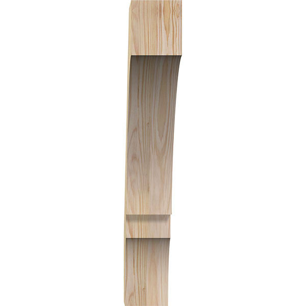 4x22W x 26x22D x 26x22H Balboa Rough Sawn Brace, Douglas Fir
