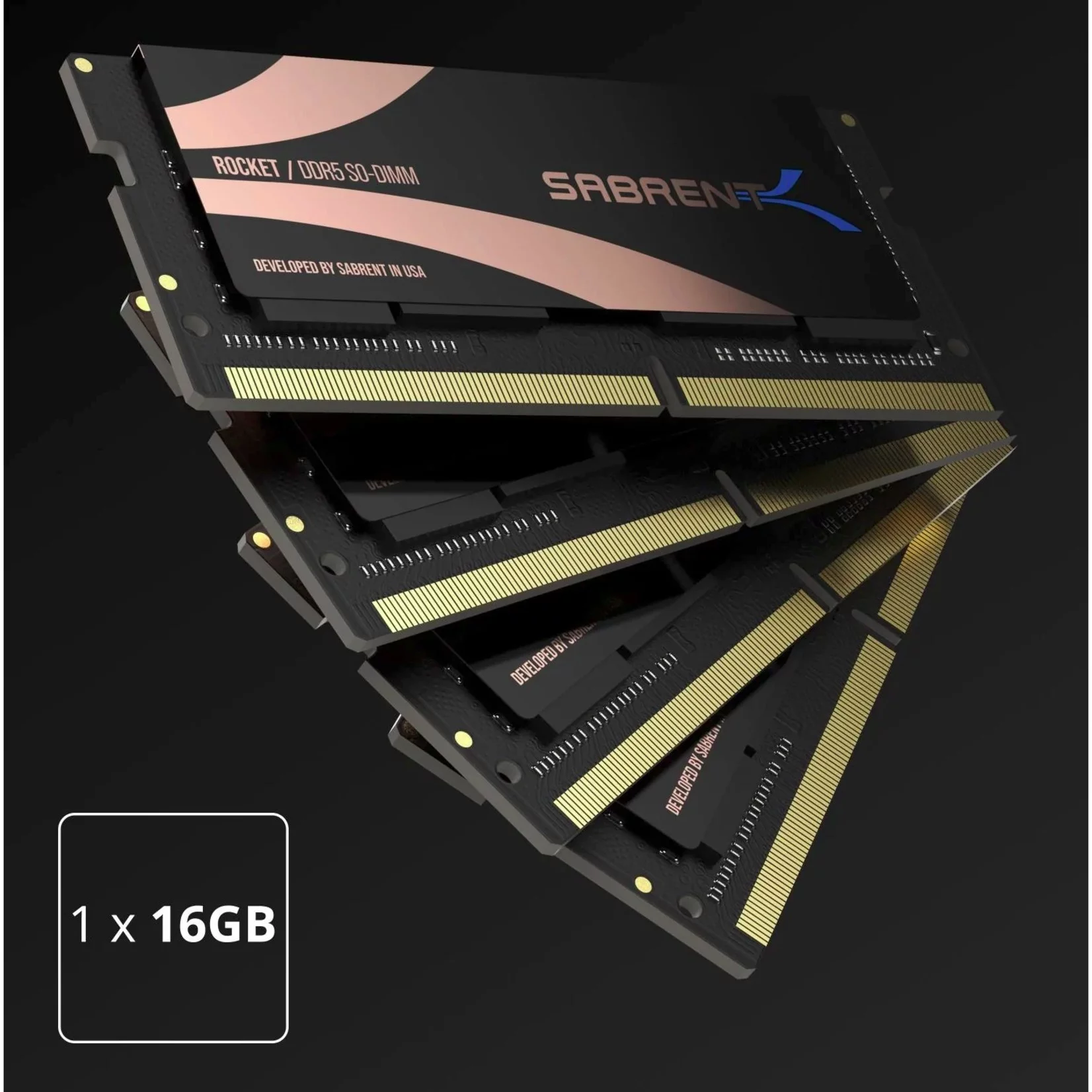 SABRENT Rocket DDR5 16GB SO-DIMM 4800MHz Memory Module for Laptop, Ultrabook, and Mini-PC (SB-DR5S-16G) - Radiant Selections