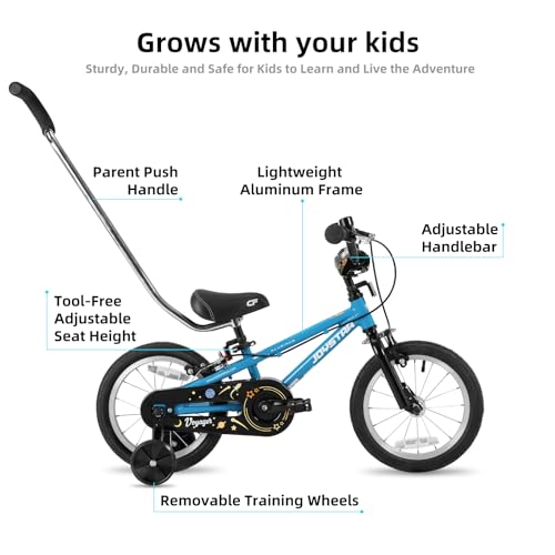 JOYSTAR Voyager 14 18 20 Inch Kids Bike Ages 3-12 Years, with Aluminum Alloy Frame, Lightweight Kids' Bicycle for Boys Girls, Multiple Colors
