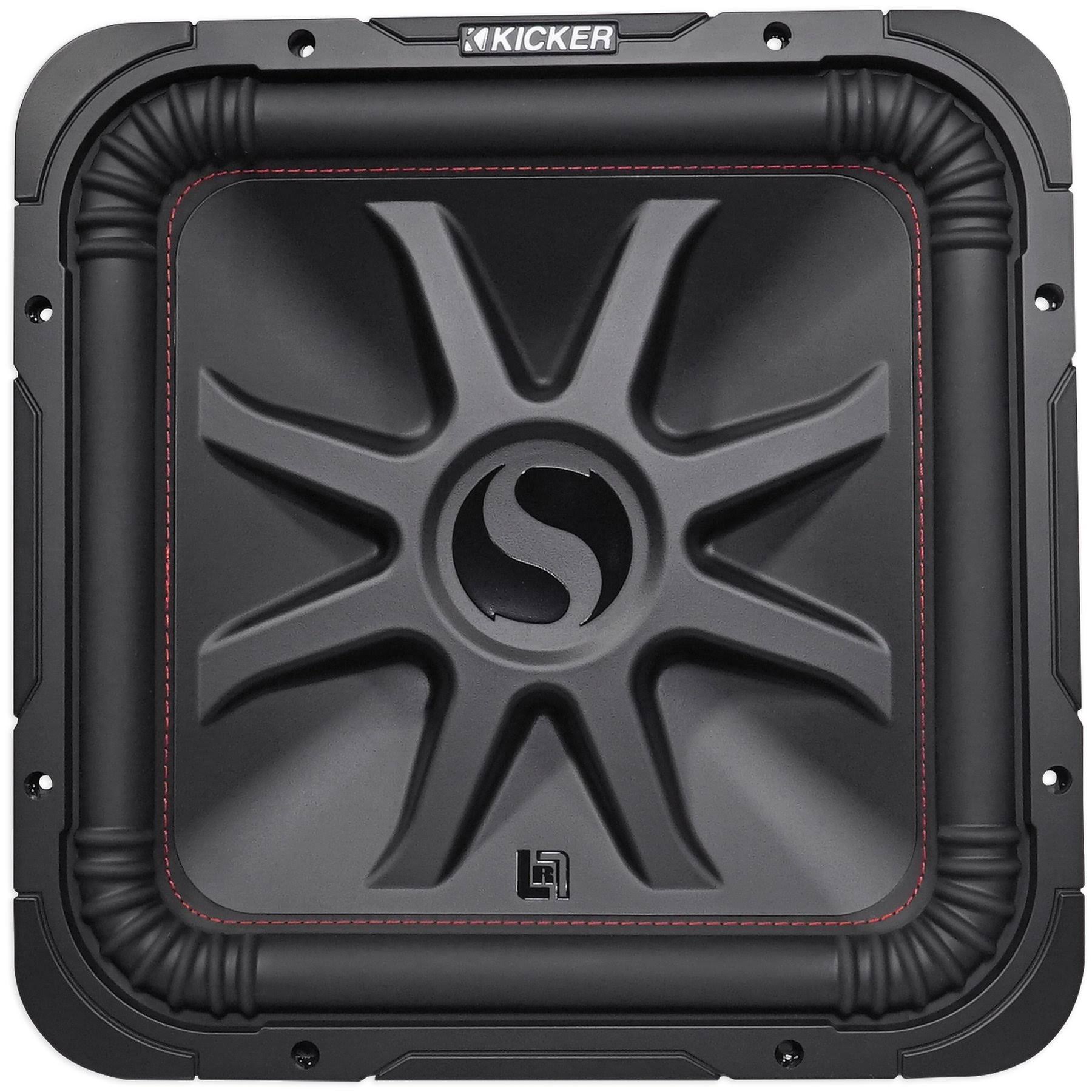 (2) Kicker 45L7R154 15 3600W L7R Car Subwoofers+Vented Sub Box Enclosure L7R154