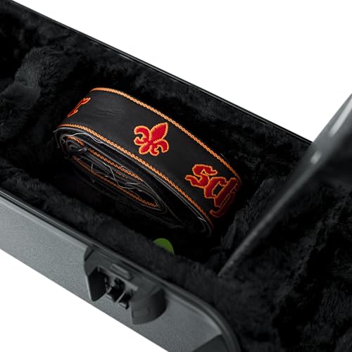 Gator Cases Molded Flight Case for Strat/Tele Style Electric Guitars with TSA Approved Locking Latch, (GTSA-GTRELEC)