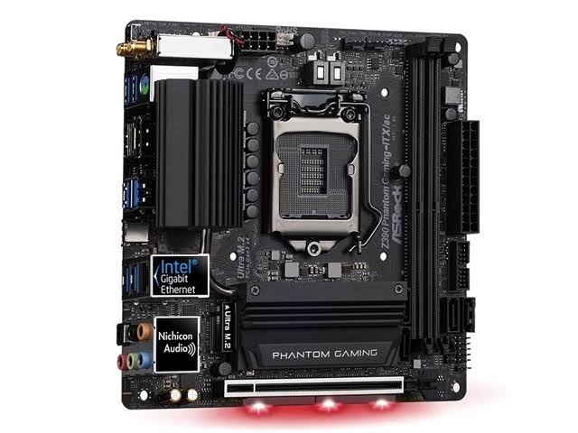 ASRock Z390 Phantom Gaming-ITX/ac with Intel Z390 Mini-ITX Motherboard - LGA1151 Socket