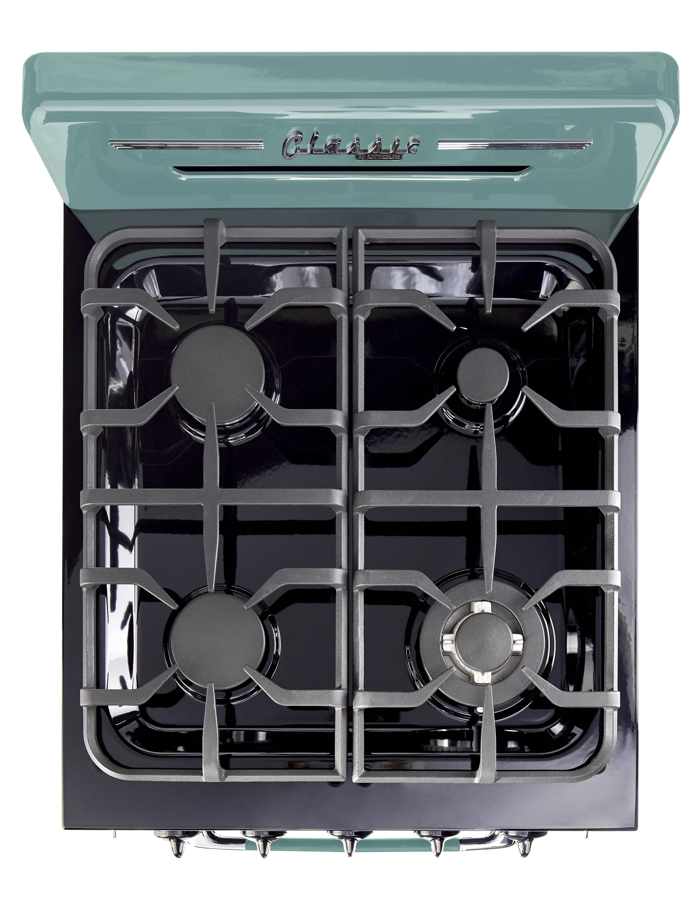 Unique Classic Retro 24" 2.9 cu/ft Freestanding Gas Range with Convection Oven and Sealed Burners
