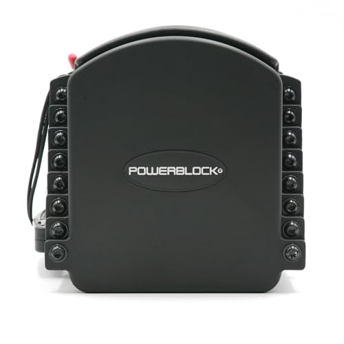 PowerBlock Pro 50 Adjustable Dumbbells, Sold in Pairs, 5-50 lb. Dumbbells, Durable Steel Build, Innovative Workout Equipment, All-in-One Dumbbells