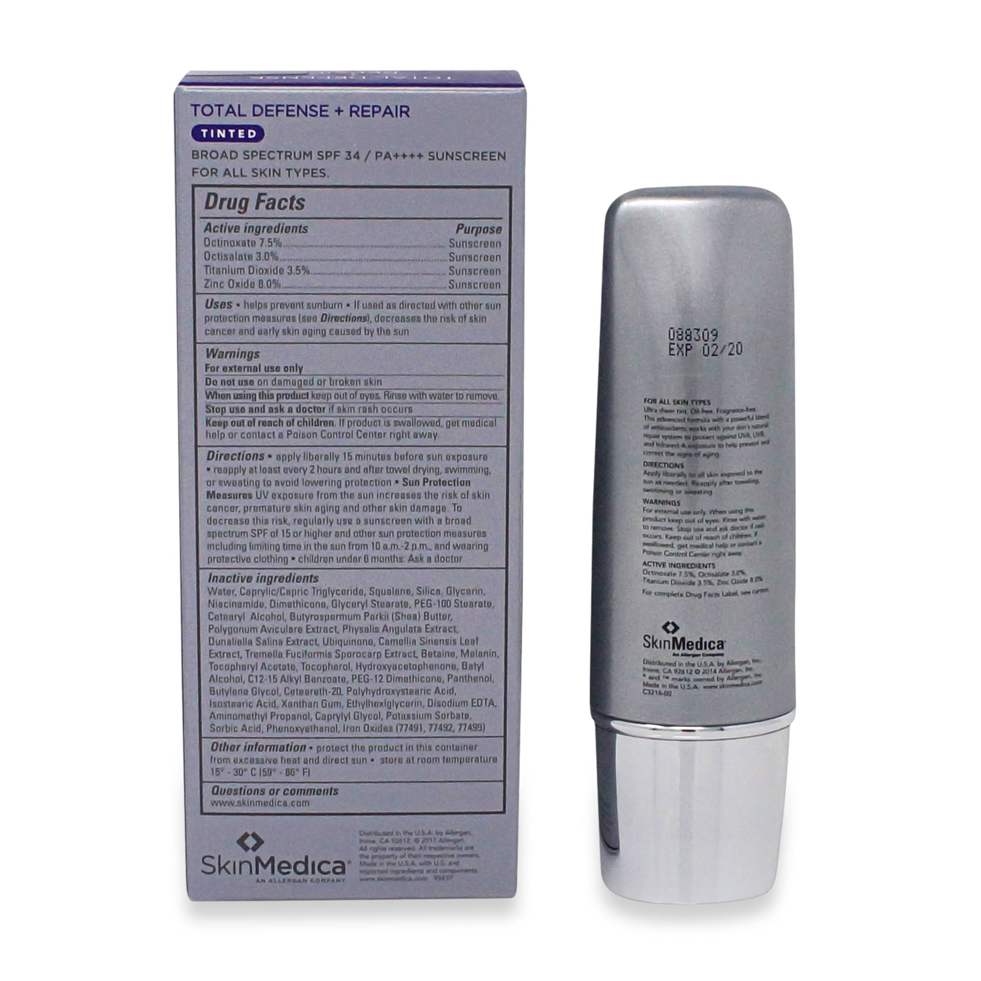 SkinMedica Total Defense + Repair SPF 34 - Tinted (2.3oz)