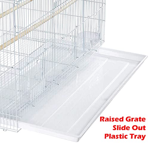 Lot of Breeding Bird Flight Cages for Canary Parakeet Aviaries Budgies LoveBird Finch (Large 30" Black Divider)