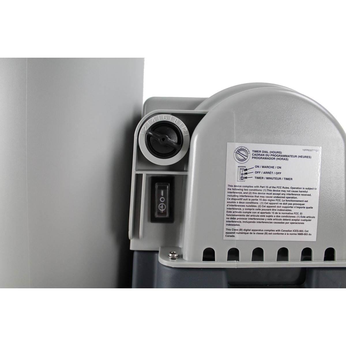 Intex Krystal Clear 2500 GPH Pool Filter Cartridge Pump and Wall Mounted Skimmer 79611223
