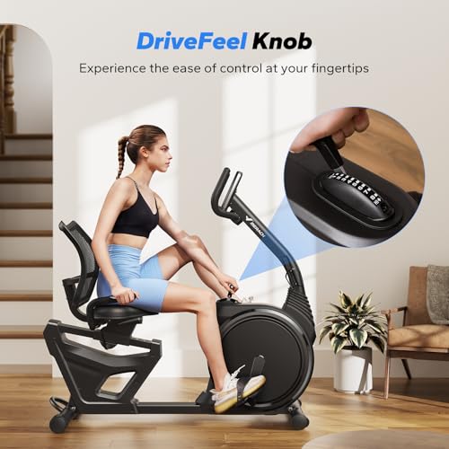 MERACH Recumbent Exercise Bikes for home, Light Commercial High-end Recumbent Bike for Seniors Adults