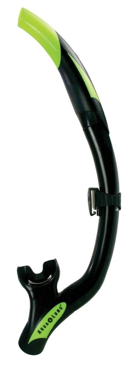 Aqua Lung Impulse 3 NON-FLEX Snorkel - Black Neon Yellow - Megean