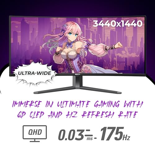 AOC C27G2Z 27" Curved Frameless Ultra-Fast Gaming Monitor, FHD 1080p, 0.5ms 240Hz, FreeSync, 2x HDMI 2.0, 1x Display Port, Height Adjustable