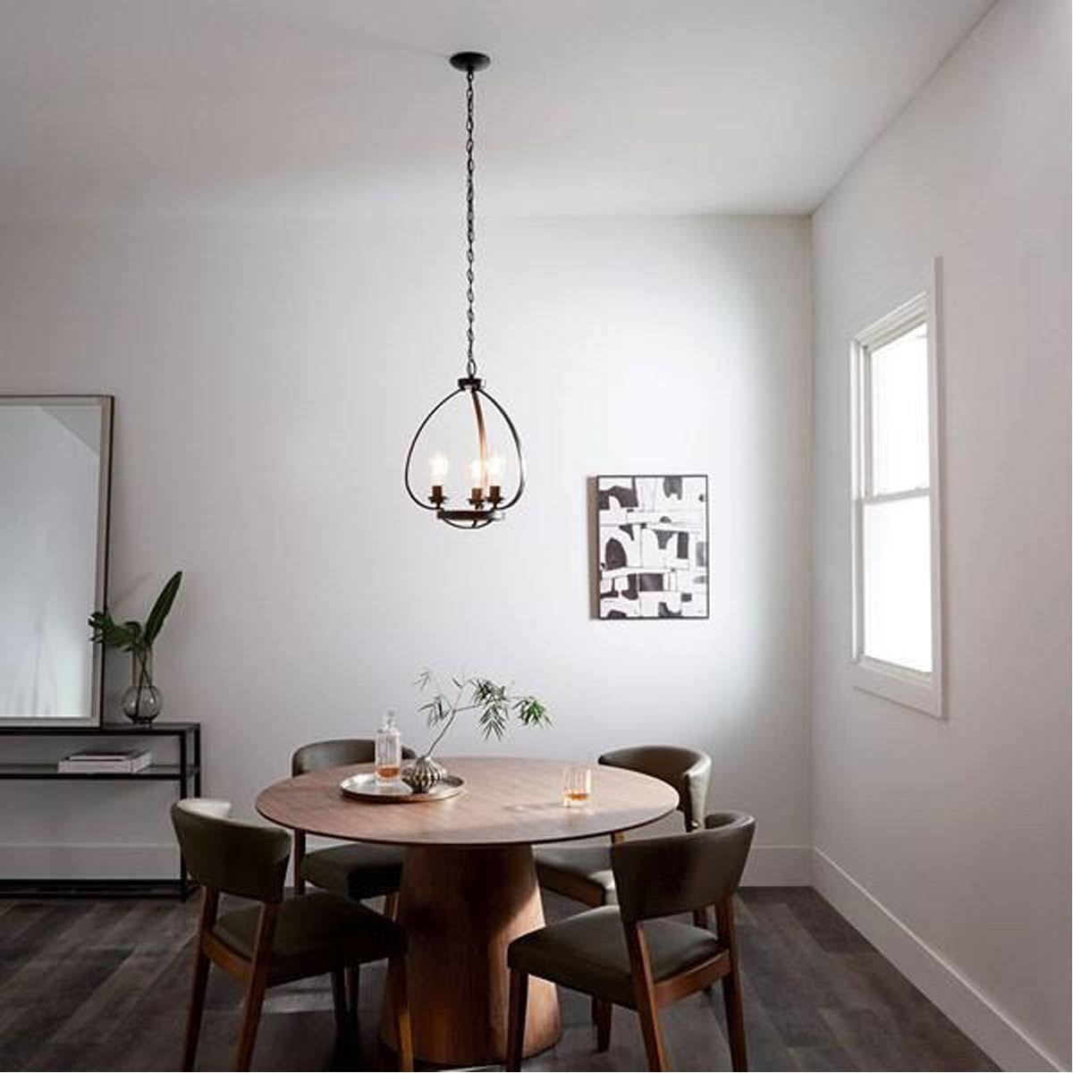 Kichler Tuscany 3 Light Mini Chandelier, Olde Bronze - 44059OZ