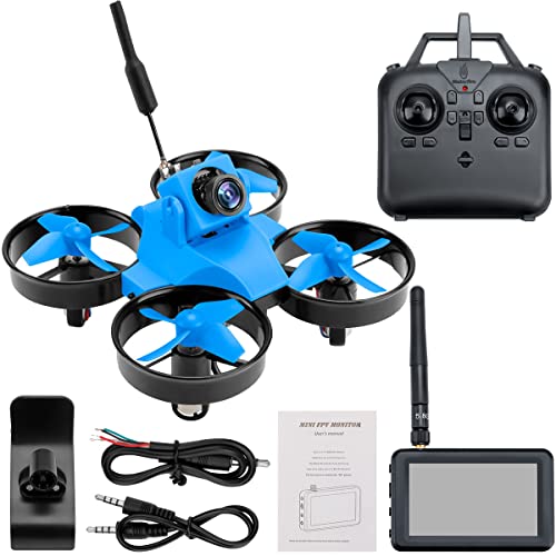 Makerfire FPV Drone Kit with IPS Display 5.8GHz 800TVL Camera Mini FPV Quadcopter for Beginners, One Button Take Off,3D Flip, Headless Mode
