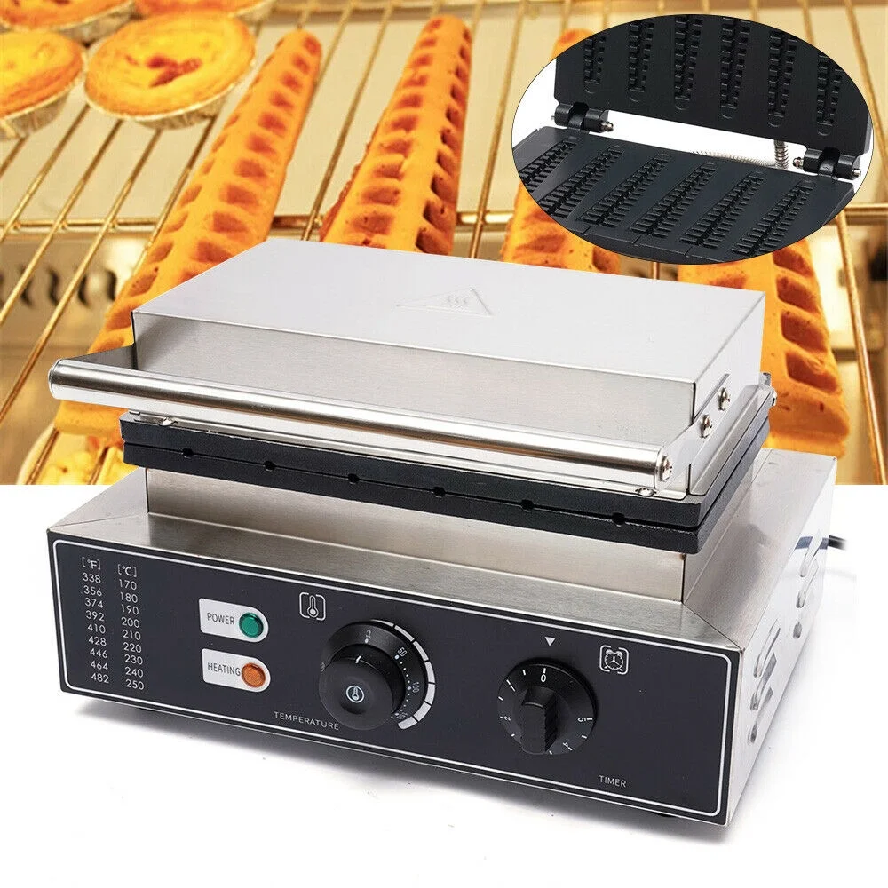 Commercial Waffle Maker Machine Muffin maker Commercial Nonstick Electric 1.55kw