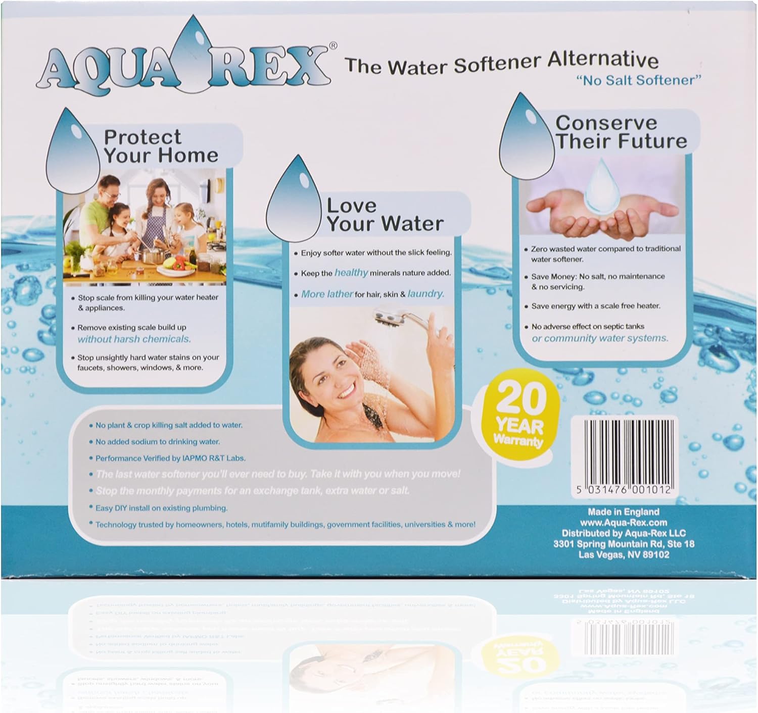 Water Softener Alternative Salt Free for Electric Heater, Water softener for Well water, Soft water for Hair & Skin (WK1-E)