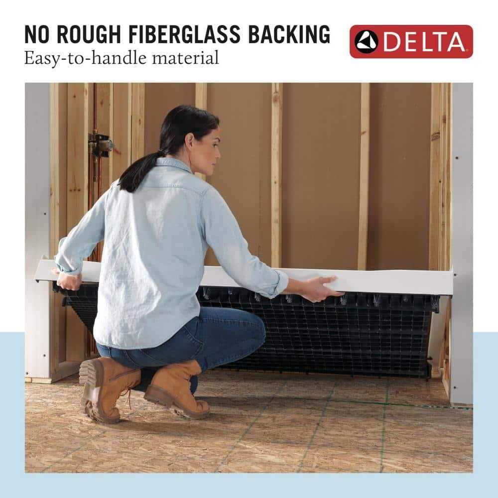 Delta Classic 500 Shower Base Center Drain Gloss White - Shop Hardware Tools Online Store