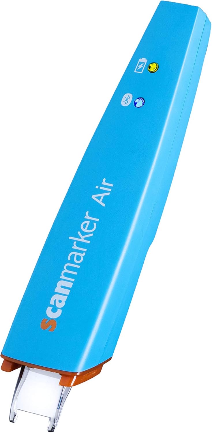Scanmarker Air Pen Scanner - OCR Digital Highlighter and Reader - Wireless (Black, Scanmarker Air)