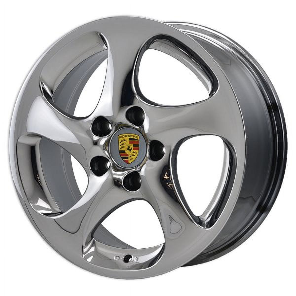 PORSCHE 911 2001 - 2005 SILVER LIP BLACK Factory OEM Wheel Rim (Not Replicas)