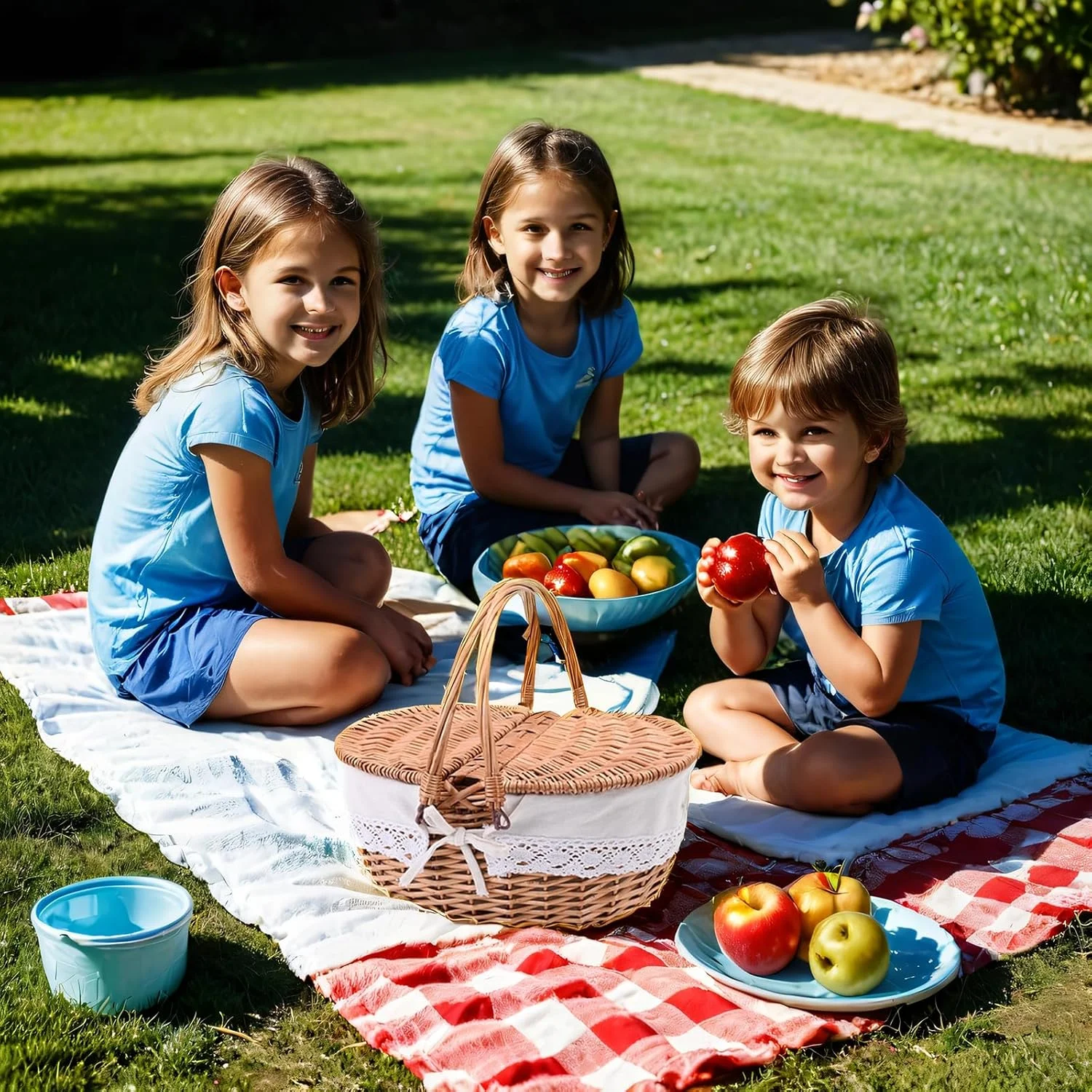 Wicker Picnic Basket with Removable Liner Empty Picnic Baskets with Lid, Picnic Hamper with Foldable Handles for Picnic 2, Natural Color, Large