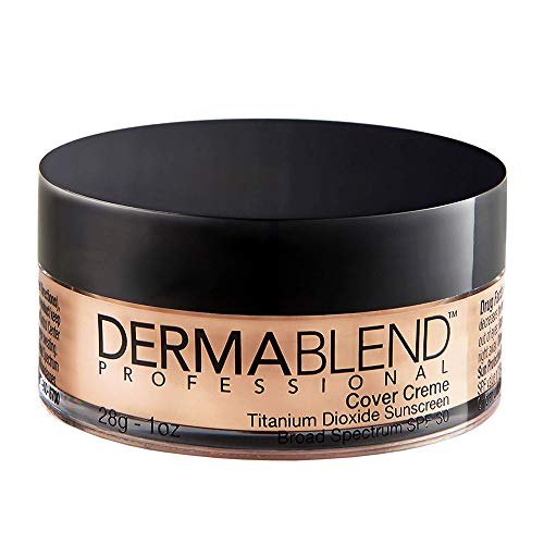 Dermablend Cover Crème Full Coverage Foundation Makeup, Hydrating Cream Concealer for Dark Circles and Blemishes