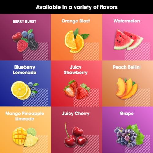Optimum Nutrition Amino Energy Sparkling Hydration Drink, Electrolytes, Caffeine, Amino Acids, BCAAs, Sugar Free, Juicy Strawberry, 12 Fl Oz