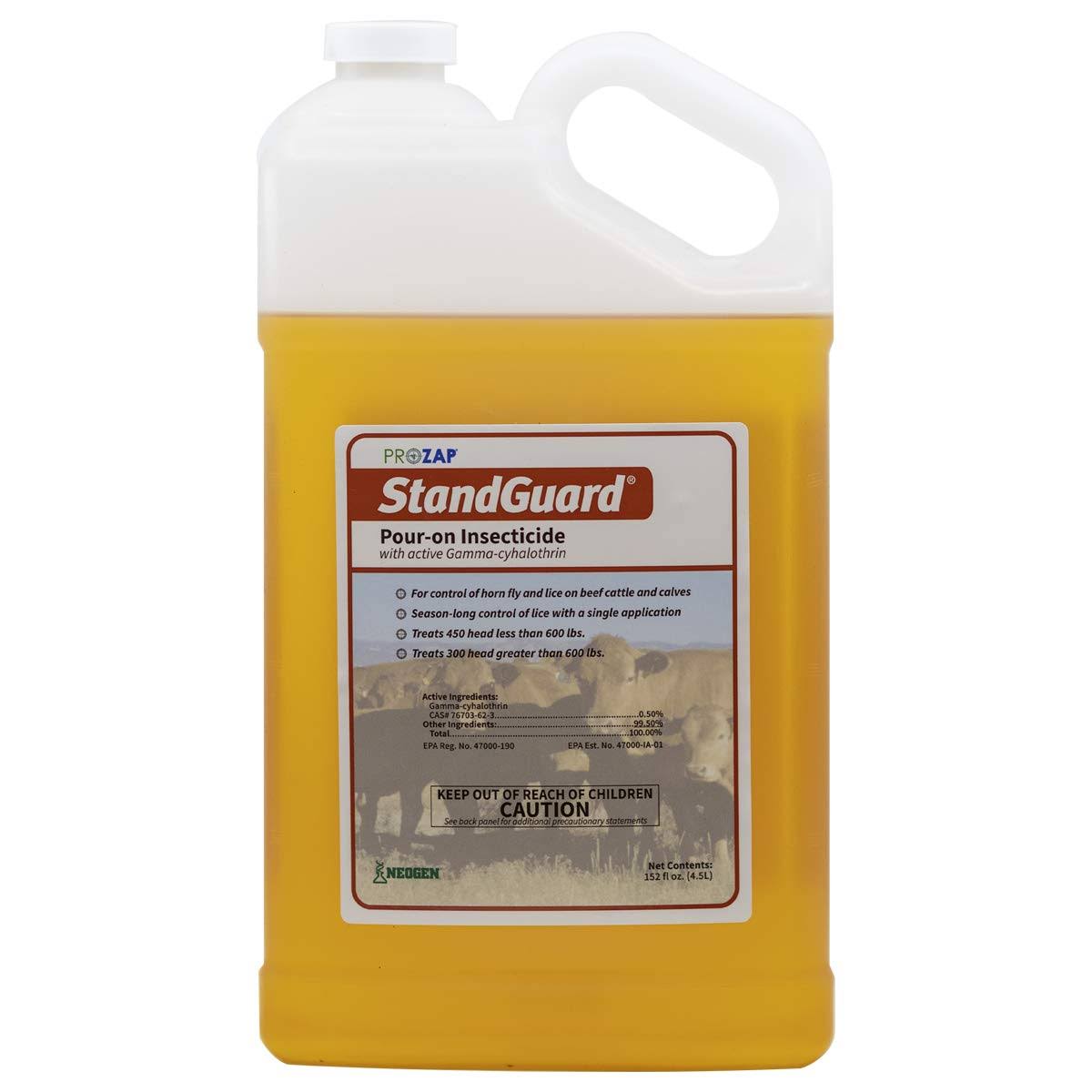 StandGuard Pour-On Insecticide for Cattle 152 fl oz/4.5 Ltrs