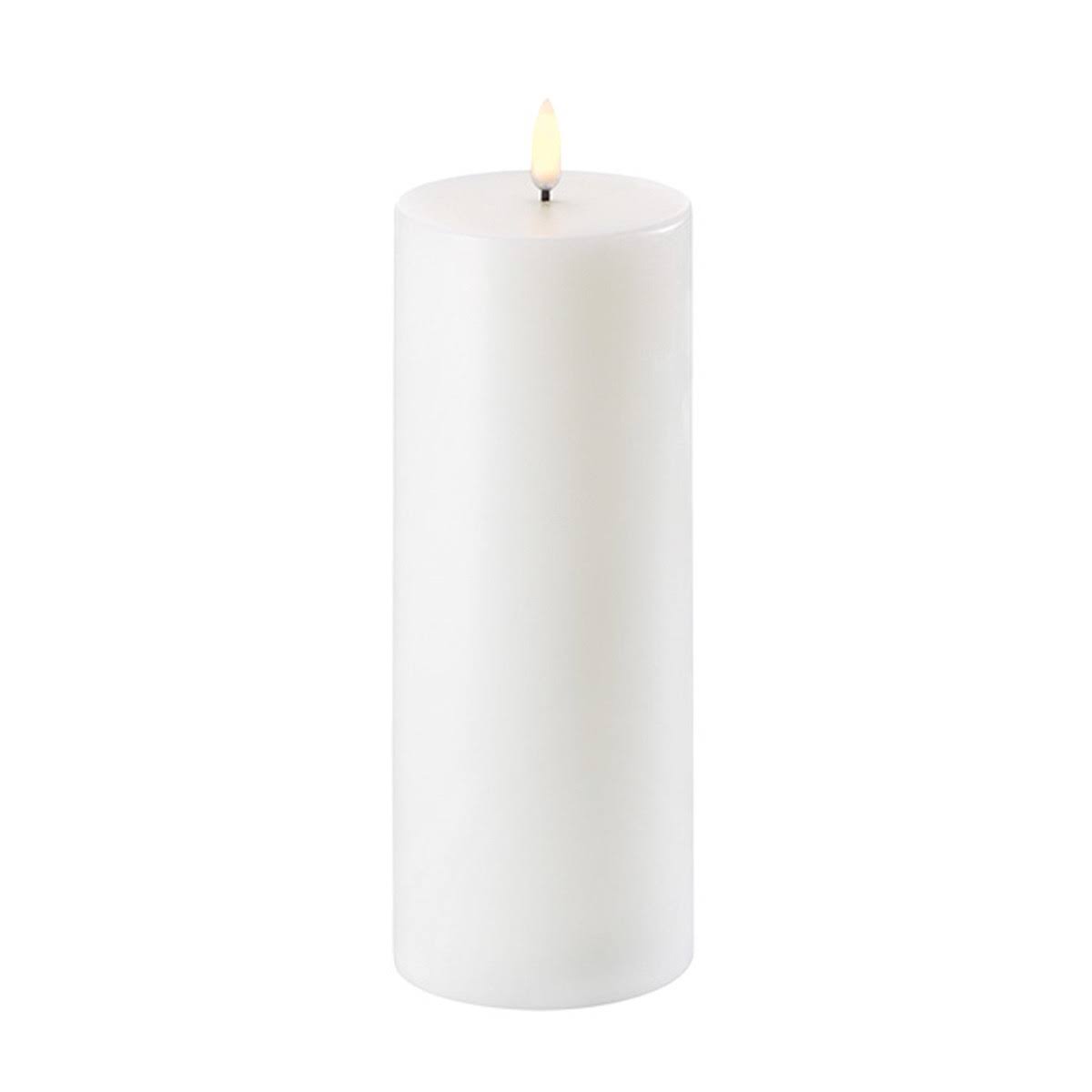 Uyuni Lighting LED Pillar Candle 7,8 x 20 cm, Nordic White