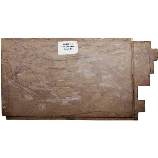 Ekena Millwork PN202NRGP 48x22W x 25x22H x 1 1/2x22D Stacked Endurathane Faux Stone Siding PANEL, Graphite