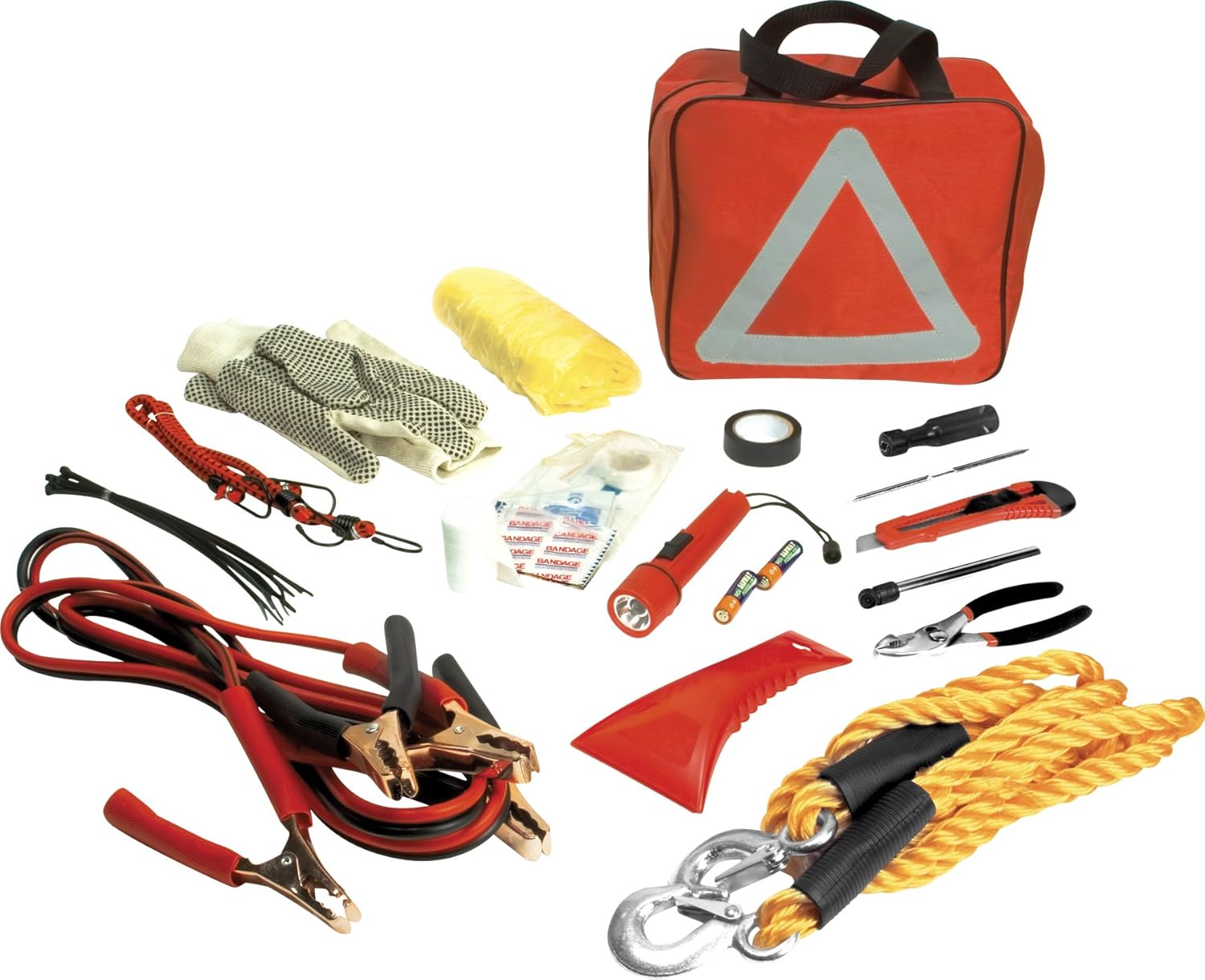 Performance Tool W1555 Deluxe Roadside Emergency Assistance Kit With Jumper Cables Pack of 2