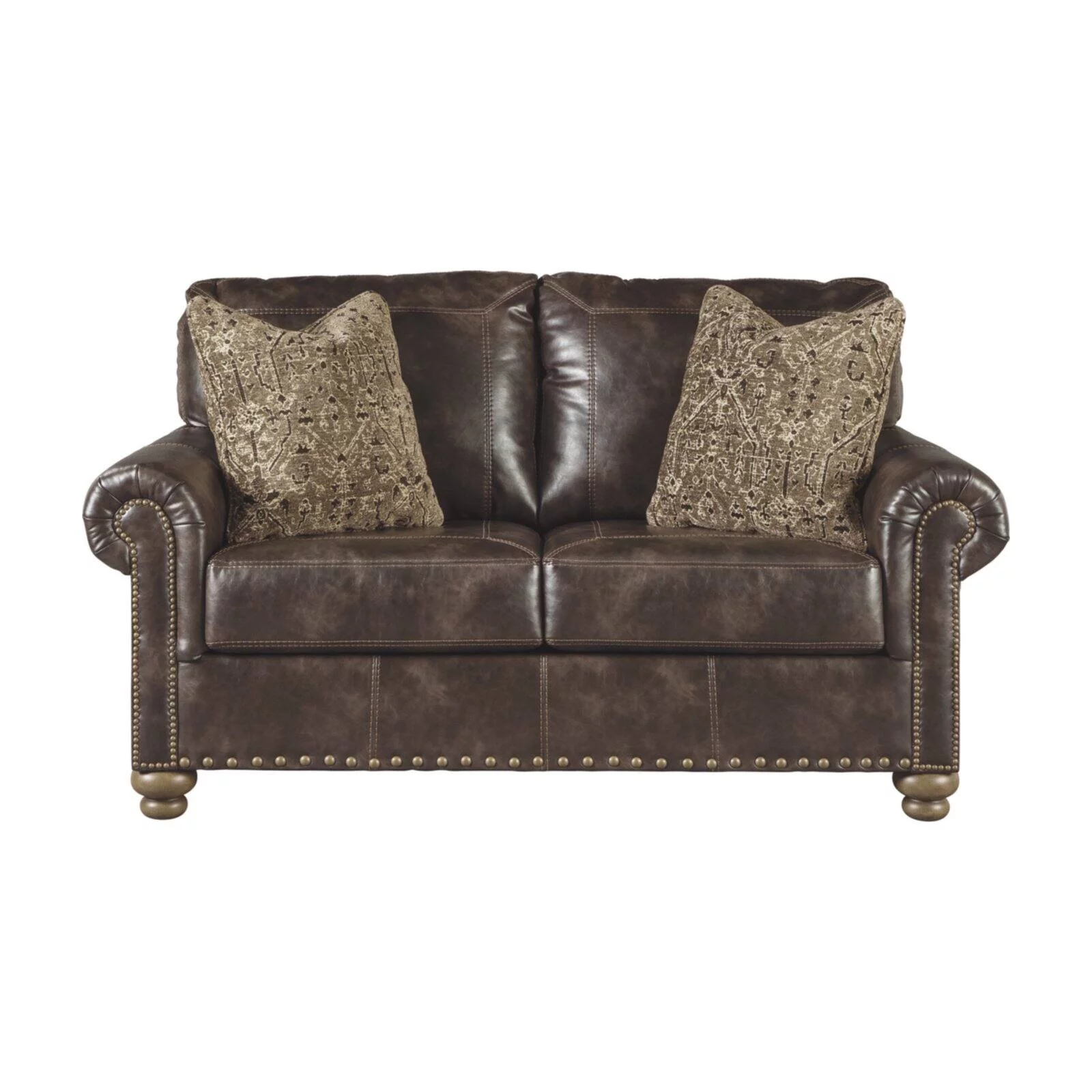 Signature Design by Ashley Nicorvo Loveseat in Coffee