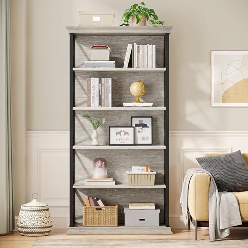 Tribesigns 6-Tier Bookcase, 71 Inches Industrial Bookshelves and Bookcases