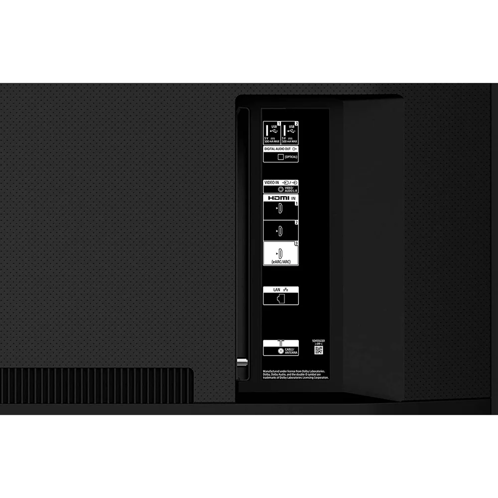 Sony X77L 55 Inch 4K HDR LED Smart TV with Google TV (2023) Bundle with Deco Gear 60W 2.0 CH Soundbar with Built-in Dual Subwoofers + 37"-100" TV