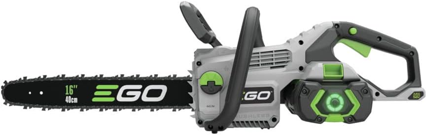 EGO Power+ CS1611 16-Inch 56V Lithium-ion Cordless Chainsaw - Battery and Charger Included, Black