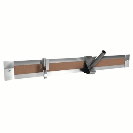 4 Length Aluminum 2 in Maprail with Cork Insert - 6 per Carton, Size: 2.00H x 48.00W x 0.50D, Beige MRH4-6