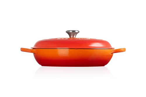Le Creuset Enameled Cast Iron Signature Braiser, 3.5 qt., Marseille