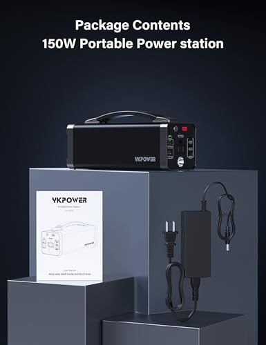 Portable Power Station 300W(Peak 600W), 296 Wh/80000mAh Fast Charging, Rechargeable Generator with 7 Outputs