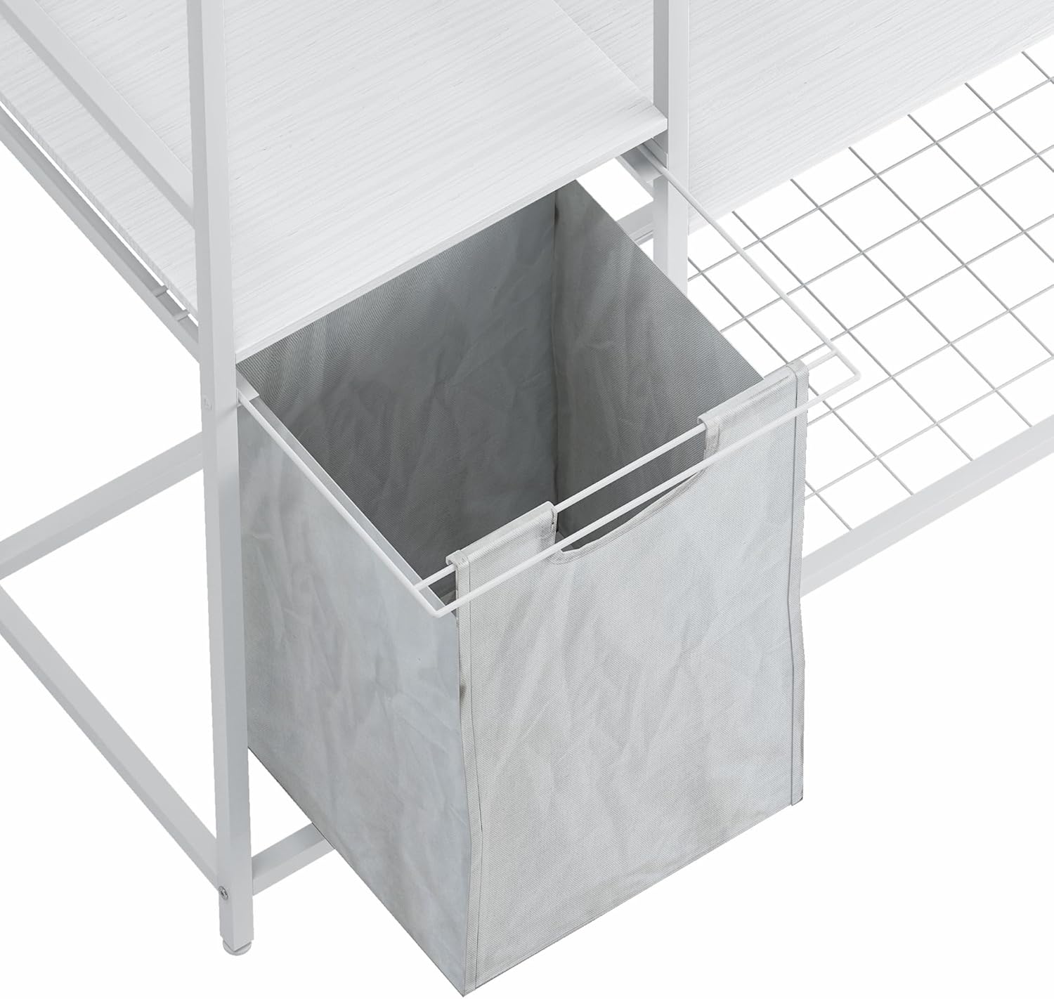 Portable Wardrobe Closet, 47.2" L x 15.8" W x 72.1" H, Multi-Functional Clothes Rack, 42.8 lbs