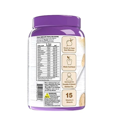 Bluebonnet Nutrition Super Earth Brewers Yeast Powder, Super Food, Whole Food, Source for Vitamins, Great Tasting, Vegan, Vegetarian, Non GMO