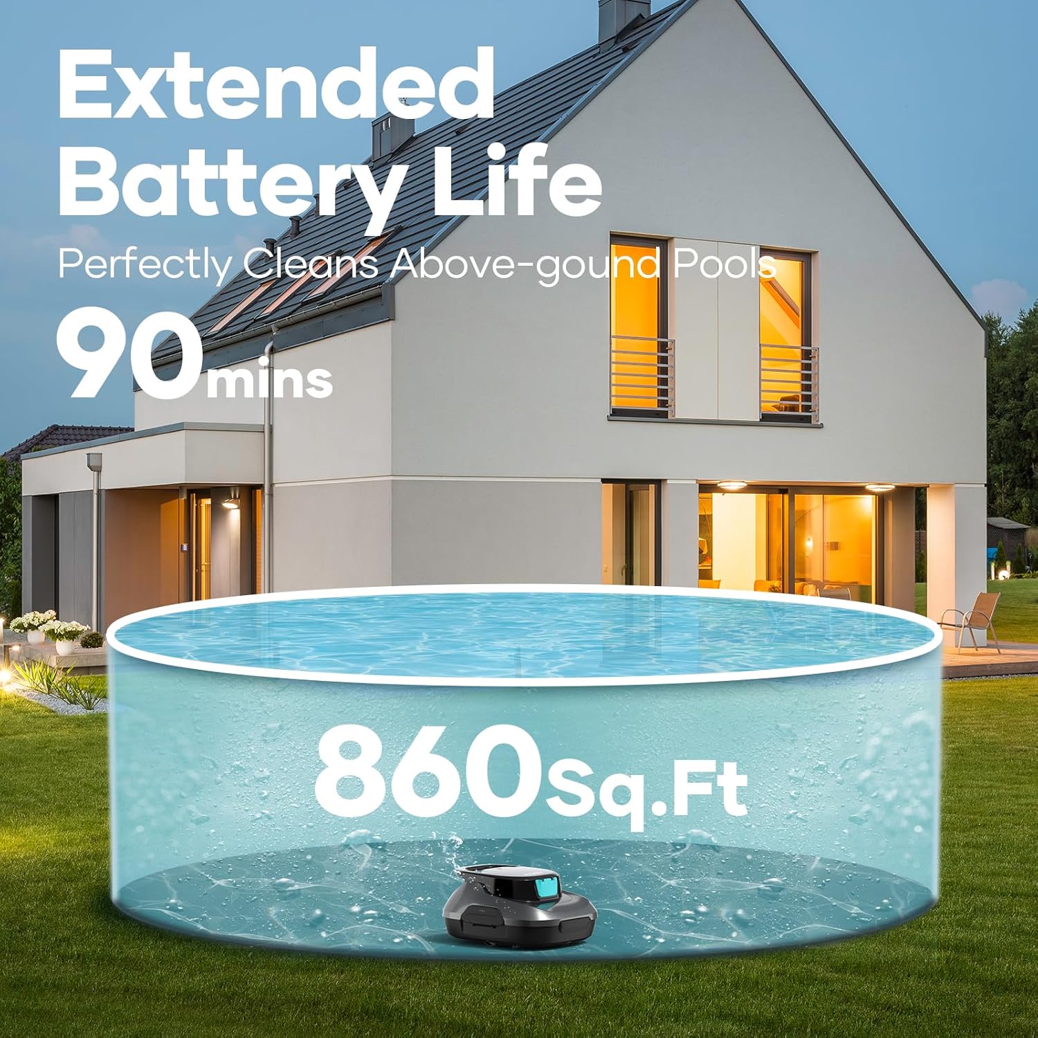 Aiper Surfer S1 Robotic Pool Skimmer with Aiper Scuba SE Robotic Pool Cleaner
