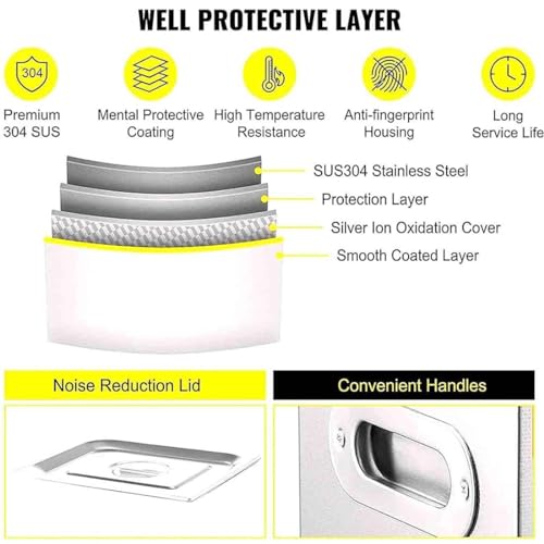 6L 40kHz Ultrasonic Cleaner, Professional Ultrasonic Vinyl Records Cleaning Machine, Dual Frequency Vibration