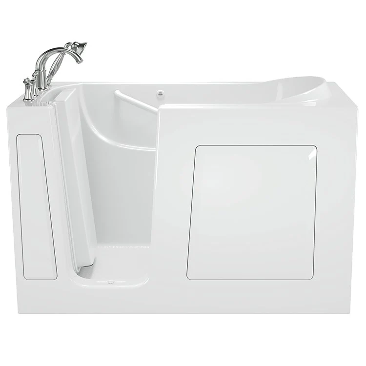 3060 Series 30"W x 60"L Gelcoat Walk-In Soaking Bathtub with Left-Hand Drain/Faucet