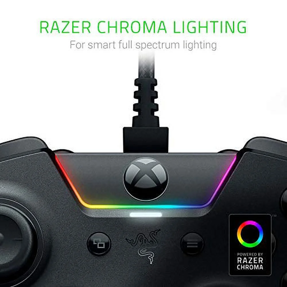 Razer Wolverine Ultimate Officially Licensed Xbox One Controller: 6 Remappable Buttons and Triggers - Interchangeable Thumbsticks and D-Pad - For PC