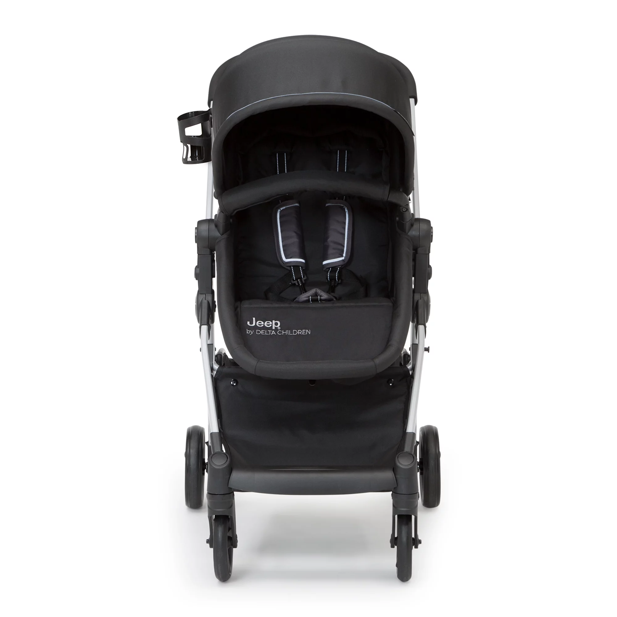 Jeep TurboGlyde 3-in-1 Stroller by Delta Children, Black