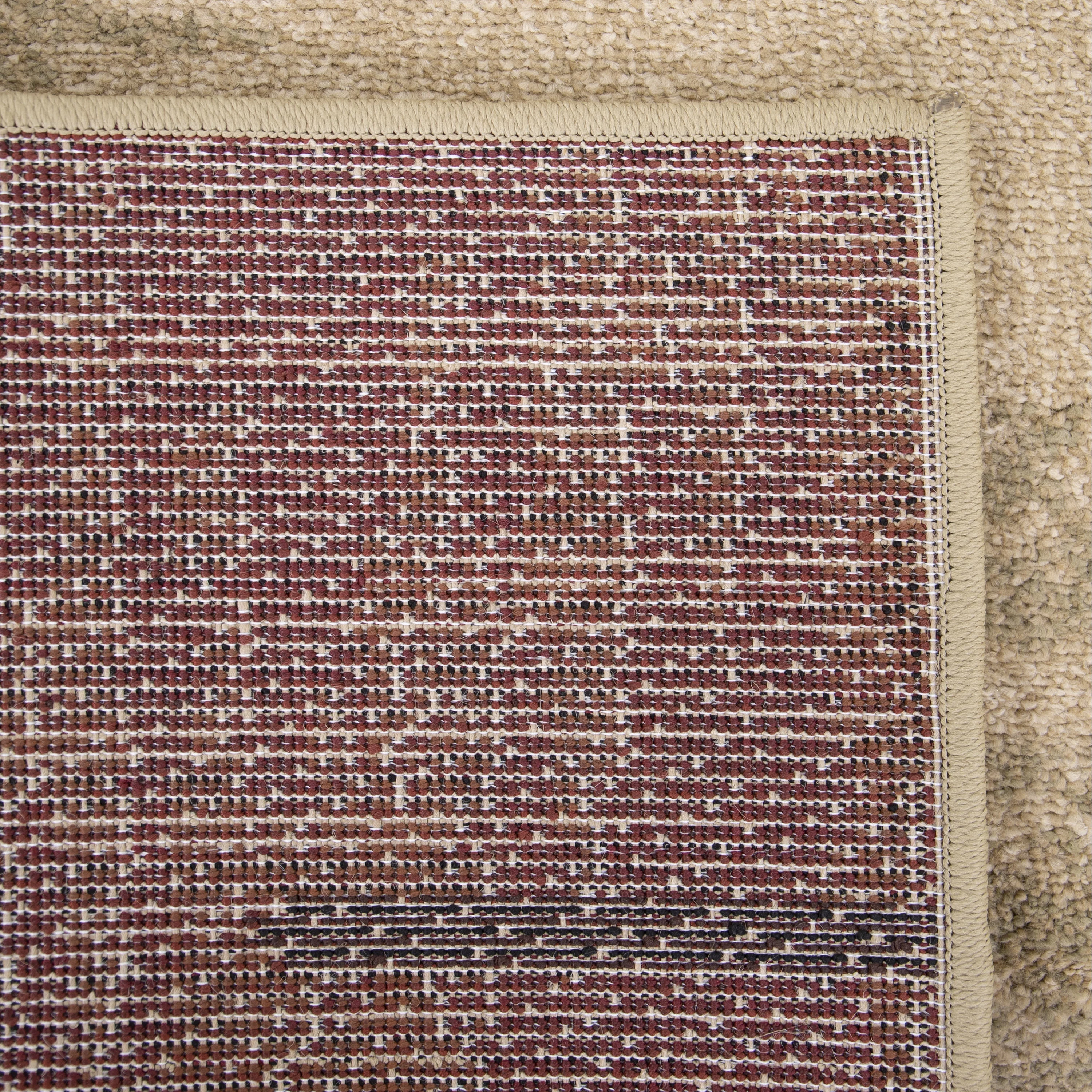 Better Homes & Gardens Spice Grid 7'10" X 10'10" Rouge Area Rug - Curated Treasures Market