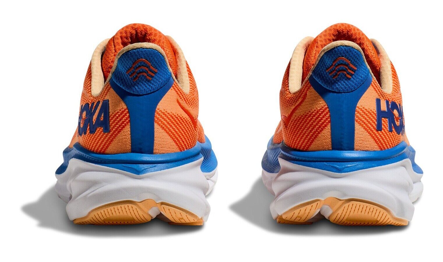 Hoka One One Clifton 9 1127895/VOIM Sneakers Men's Orange Running Shoes NR7191 (7.5)