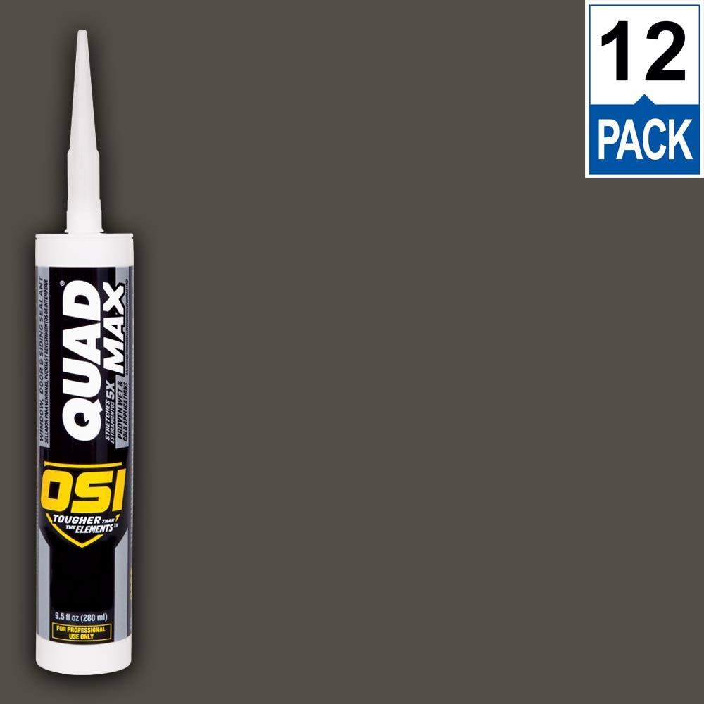 OSI Quad Max Window Door Siding Sealant Caulk 10oz Green 767 12ct