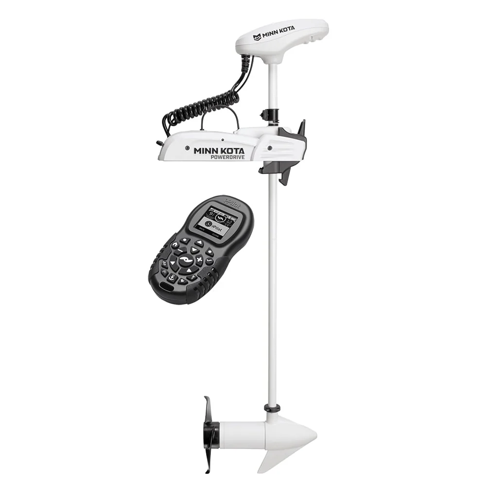 Minn Kota 1363556 Riptide PowerDrive Trolling Motor - 12V (55 lbs.), 48 Shaft, i-Pilot GPS
