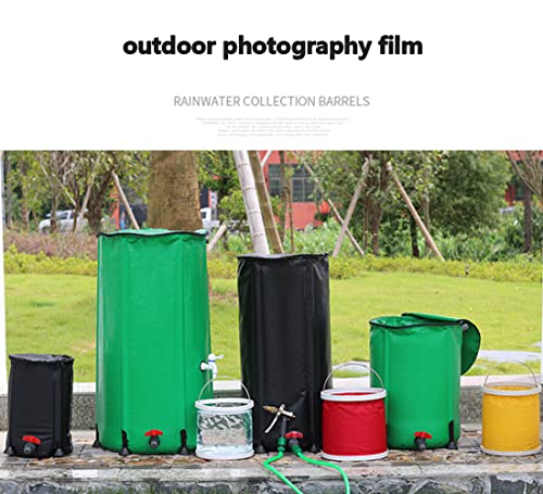 HYHMJ Collapsible Rain Barrel, DIY Kit, Portable Rain Water Collection Barrel, Plastic Outdoor Home Water Storage Collector