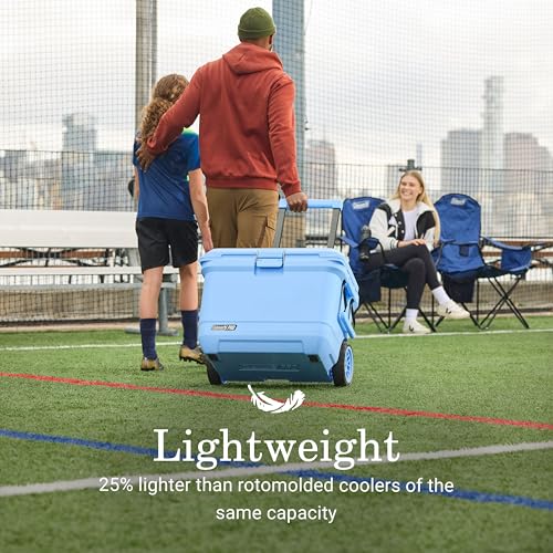 Coleman Pro Heavy-Duty 45qt Ultra-Light Premium Hard Cooler, Extra-Thick Insulation Keeps Ice up to 4 Days, 74-Can Capacity